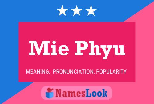 Affiche de nom Mie Phyu