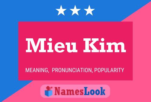 Affiche de nom Mieu Kim