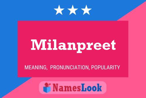 Affiche de nom Milanpreet