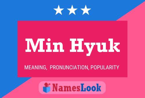 Affiche de nom Min Hyuk