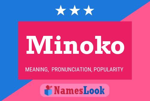 Affiche de nom Minoko