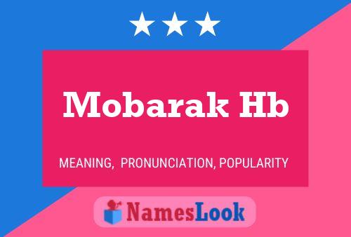 Affiche de nom Mobarak Hb