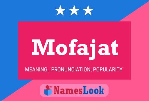 Affiche de nom Mofajat