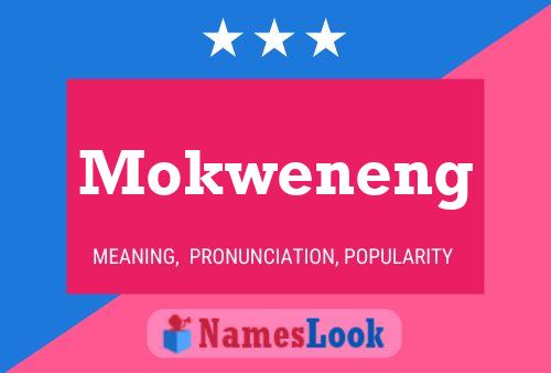 Affiche de nom Mokweneng