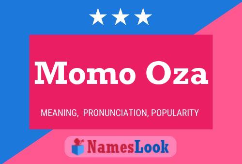 Affiche de nom Momo Oza