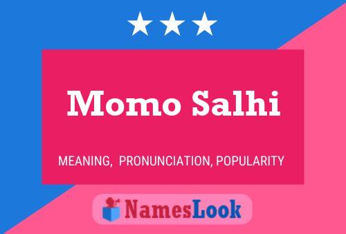 Affiche de nom Momo Salhi