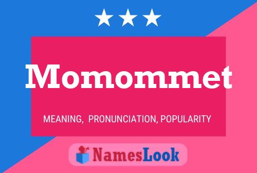 Affiche de nom Momommet