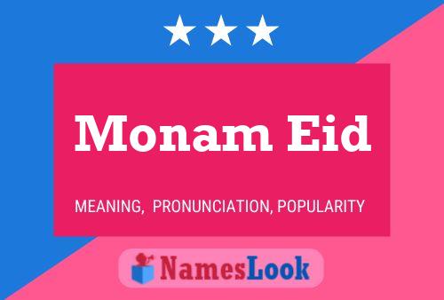 Affiche de nom Monam Eid