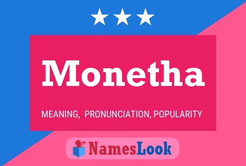 Affiche de nom Monetha