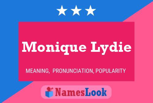 Affiche de nom Monique Lydie