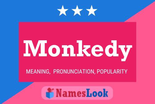 Affiche de nom Monkedy