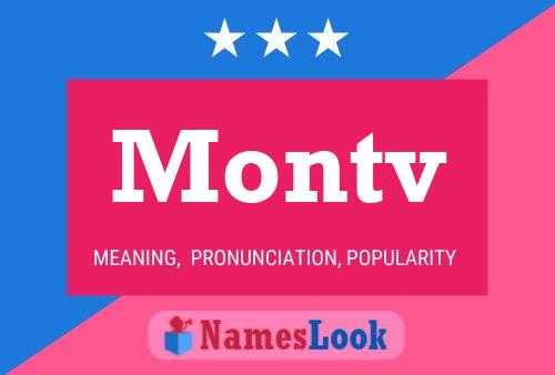 Affiche de nom Montv