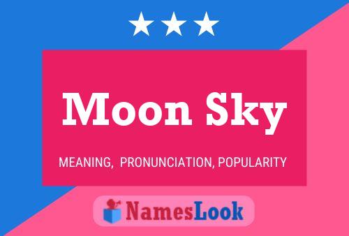 Affiche de nom Moon Sky