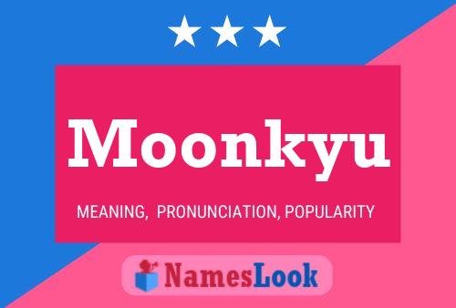 Affiche de nom Moonkyu