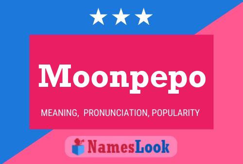 Affiche de nom Moonpepo