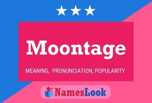 Affiche de nom Moontage