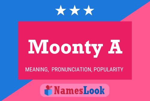 Affiche de nom Moonty A