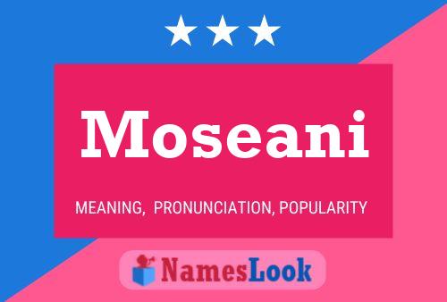 Affiche de nom Moseani