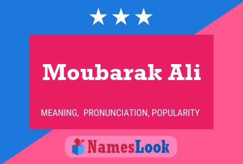 Affiche de nom Moubarak Ali