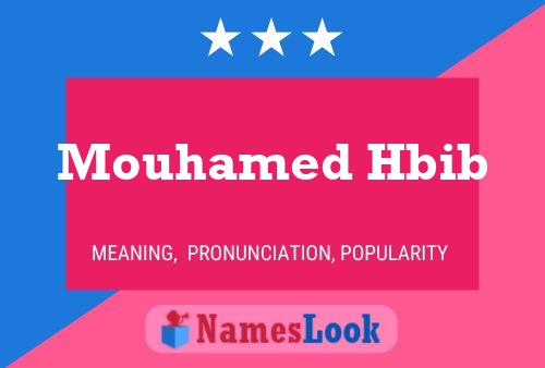 Affiche de nom Mouhamed Hbib