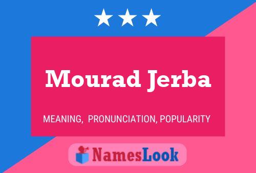 Affiche de nom Mourad Jerba