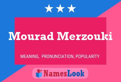 Affiche de nom Mourad Merzouki