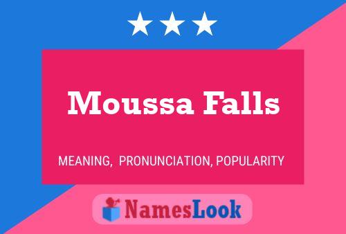 Affiche de nom Moussa Falls