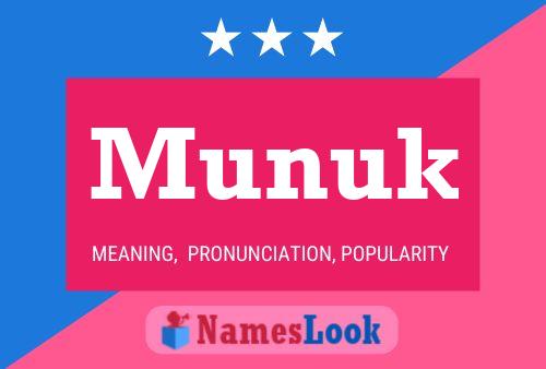 Affiche de nom Munuk