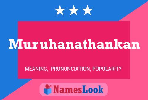 Affiche de nom Muruhanathankan