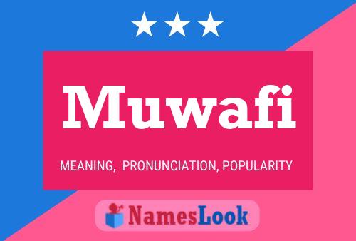 Affiche de nom Muwafi