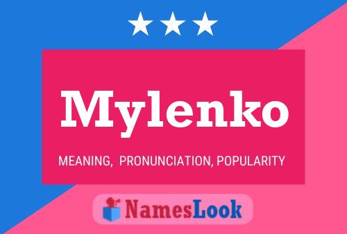 Affiche de nom Mylenko