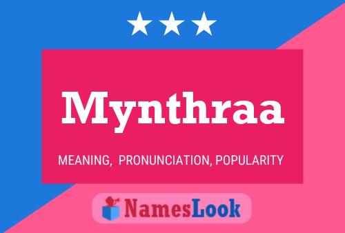 Affiche de nom Mynthraa