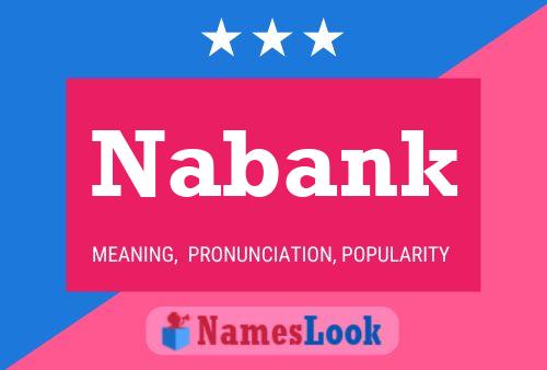 Affiche de nom Nabank