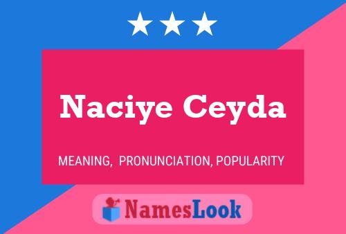 Affiche de nom Naciye Ceyda