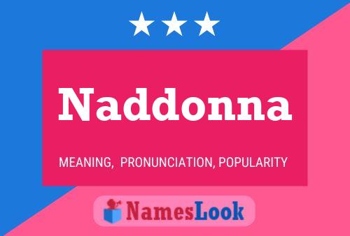 Affiche de nom Naddonna