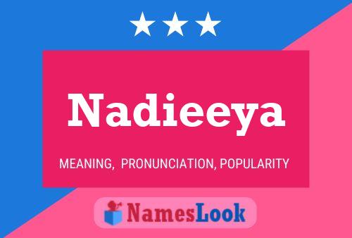 Affiche de nom Nadieeya