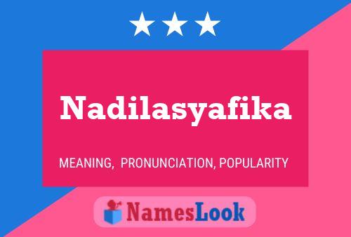 Affiche de nom Nadilasyafika