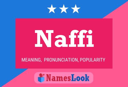 Affiche de nom Naffi