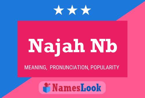 Affiche de nom Najah Nb