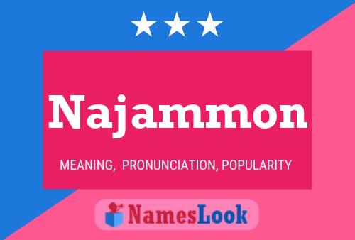 Affiche de nom Najammon