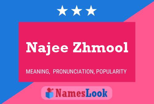 Affiche de nom Najee Zhmool