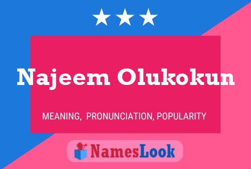 Affiche de nom Najeem Olukokun