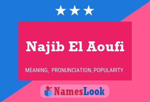 Affiche de nom Najib El Aoufi