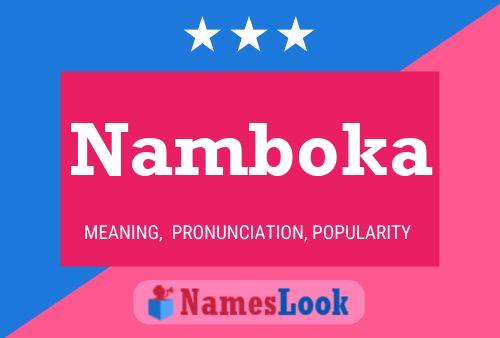 Affiche de nom Namboka