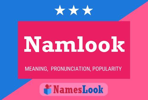 Affiche de nom Namlook