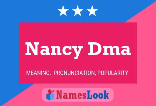 Affiche de nom Nancy Dma