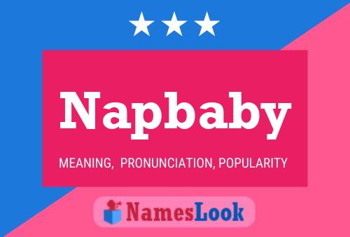 Affiche de nom Napbaby