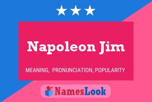 Affiche de nom Napoleon Jim