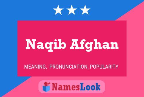 Affiche de nom Naqib Afghan