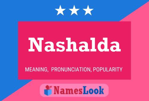 Affiche de nom Nashalda